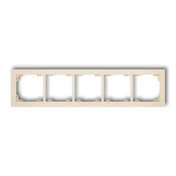 KARLIK DECO 1DR-5 Ramka uniwersalna pięciokrotna z tworzywa