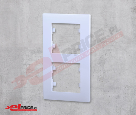 Hager lumina intense wl5620 ramka 2-krotna pionowa