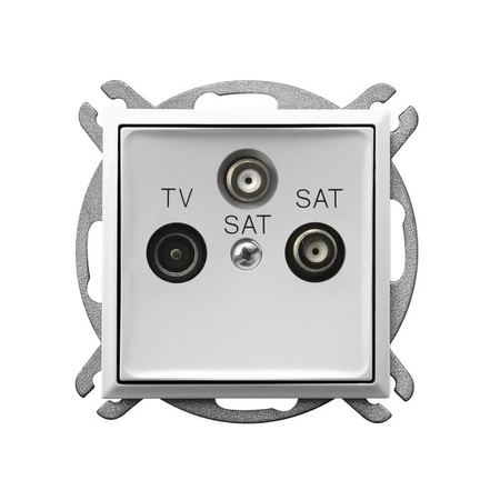 Ospel aria GPA-U2S/m/00 Gniazdo RTV-SAT z dwoma wyjściami SAT