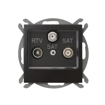 OSPEL IMPRESJA GPA-Y2S/m/50 Gniazdo RTV-SAT z dwoma wyjściami SAT