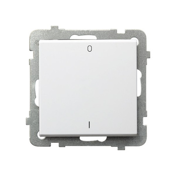 OSPEL SONATA ŁP-11R/m/00 Łącznik dwubiegunowy biały