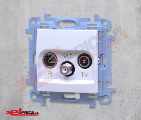 Kontakt simon 10 casp.01/11  gniazdo antenowe r-tv-sat