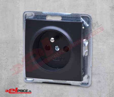 Ospel impresja gp-1yz/m/33 gniazdo z uziemieniem pojedyncze