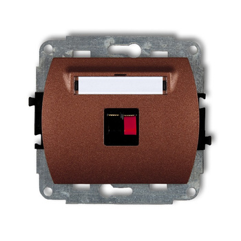 KARLIK TREND 9GG-1  Gniazdo głośnikowe pojedyńcze