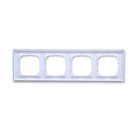 Kontakt Simon 55 line tr4/111 ramka 4-krotna biały mat