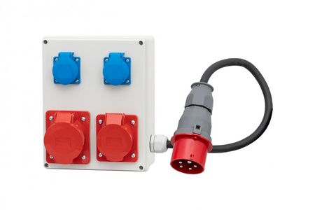 F-ELEKTRO F3.0389 Roz. R-240 2x32/5, 2x230V,wt.32/5+P5x4-1,5m OPD