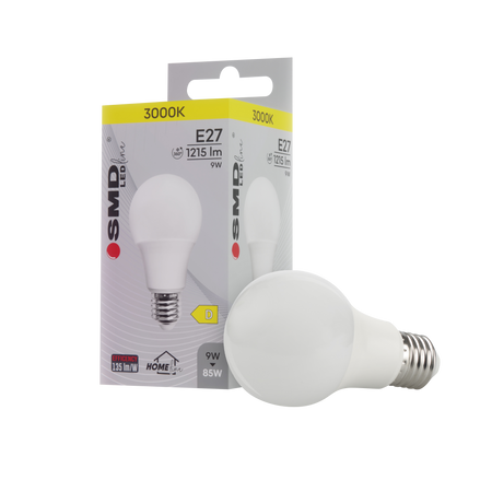 ŻARÓWKA E27 LED SMD 9W WW A60 HOMEline 4977