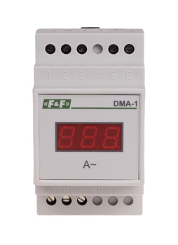 F&F Wskaźnik natężenia prądu DMA-1 jednofazowy, cyfrowy