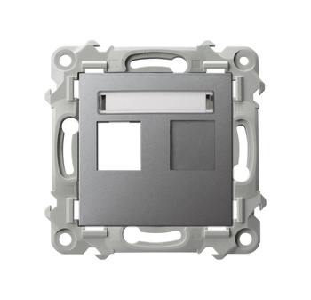 OSPEL SZAFIR GPK-1Z/p/70 Obudowa gniazda pojedynczego Keystone prosta