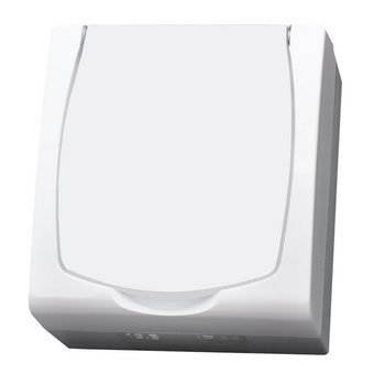 OSPEL MADERA GNH-1NS/00/w Gniazdo pojedyncze IP z uziemieniem schuko