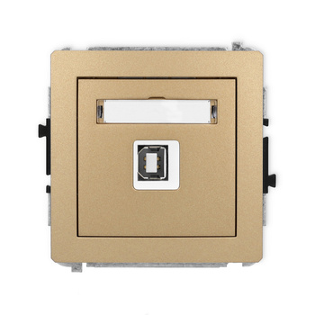 KARLIK DECO 8DGUSB-3  Gniazdo pojedyńcze  USB A-B 2.0