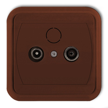 KARLIK LIZA 4GAK-1L  Gniazdo abonenckie RTV końcowe 2dB