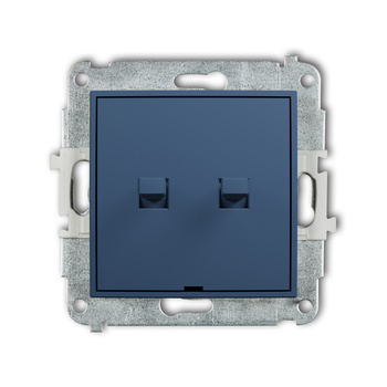 KARLIK ICON 64IWPUS-44.2 Mechanizm łącznika zwiernego, dwubiegunowego w stylu amerykańskim (dwa klawisze bez piktogramów, osobne zasilanie)