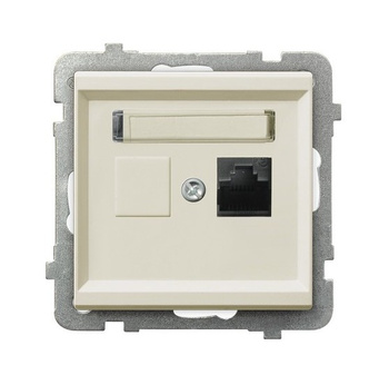 OSPEL SONATA GPK-1R/K/m/27 Gniazdo komputerowe pojedyncze, kat. 5e MMC