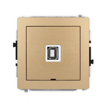 KARLIK DECO 8DGUSBBO-3  Gniazdo pojedyńcze  USB A-B 2.0