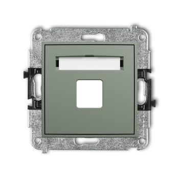 KARLIK MINI 61MGM-1P Mechanizm gniazda multimedialnego pojednczego bez modułu (standard Keystone)