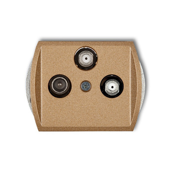 KARLIK TREND 8GSN  Gniazdo abonenckie 2 wyjścia SAT + TV