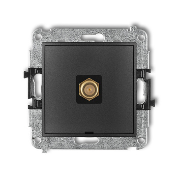 KARLIK ICON 11IGFBO-1.1  Gniazdo antenowe pojedyńcze  typu F (SAT) pozłacany