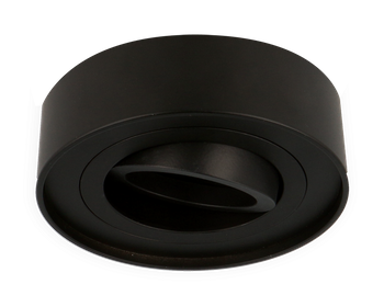 LED line® Oprawa wpuszczana okrągła ruchoma czarna ROLLO MIDI