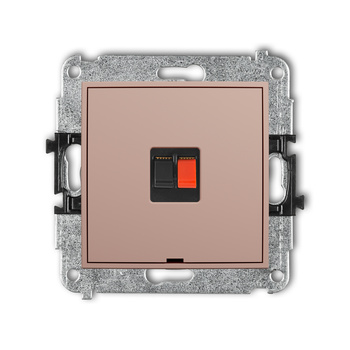 KARLIK ICON 62IGGBO-1 Mechanizm gniazda głośnikowego pojedynczego, bez pola opisowego