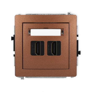 KARLIK DECO 9DHDMI-6 Mechanizm gniazda podwójnego HDMI 2.1, 8K
