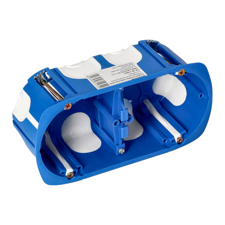 Puszka podtynkowa 60mm, wiatroszczelna, podwójna