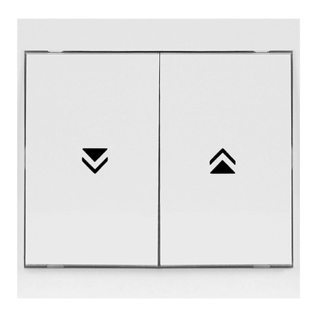 Łącznik roletowy p/t Luna, 10A, 250V, WP-10L, biały