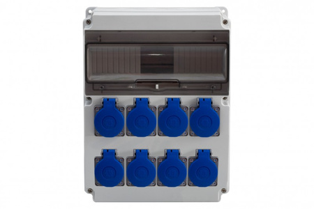 F-ELEKTRO F3.0464 Roz. CAJA 12M 8x230V