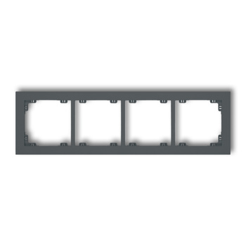 KARLIK DECO 28DR-4 Ramka uniwersalna poczwórna z tworzywa