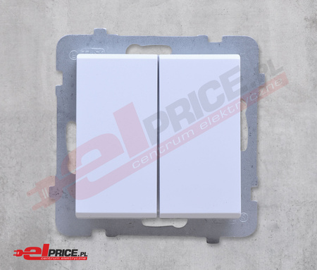 Ospel sonata łp-2r/m/00 włącznik świecznikowy dwugrupowy