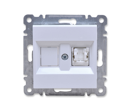 Hager lumina wl2210 gniazdo komputerowe RJ45 KAT.5e