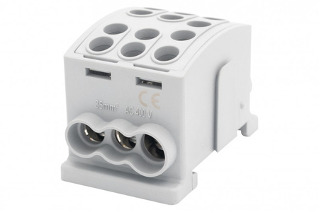 F-ELEKTRO F2.0377 Zacisk HLK 125A-3 (1x35,2x25 / 1x35,2x25)-szary