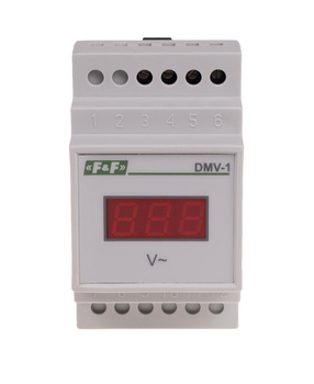 F&F Wskaźnik napięcia DMV-1 TrueRMS jednofazowy, cyfrowy
