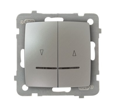 OSPEL KARO ŁP-7SBS/m/43 Łącznik żaluzjowy z podświetleniem z blokadą