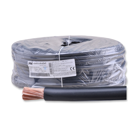 Przewód linka kabel H07V-K LGY 35mm2 450/750 V czarny ELEKTROKABEL 50mb 5907702814292