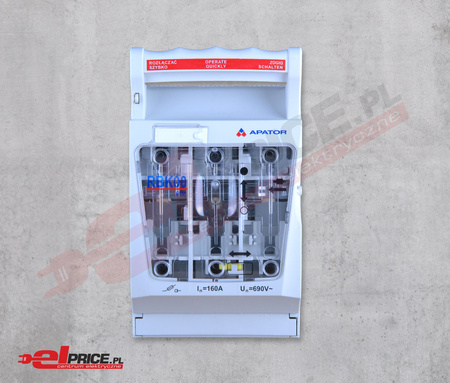 Apator rbk-00 pro rozłącznik izolacyjny nh-00 160a 63-823256-111