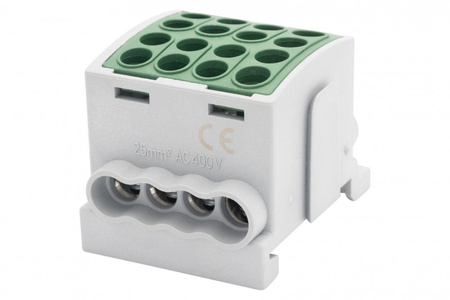 F-ELEKTRO Zacisk HLK 100A-4 (1x25,3x16 / 1x25,3x16) Al/Cu F2.0369