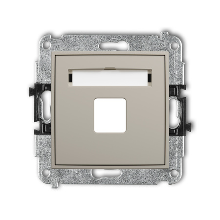 KARLIK MINI 60MGM-1P Mechanizm gniazda multimedialnego pojednczego bez modułu (standard Keystone)