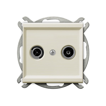 OSPEL SONATA GPA-RK/m/27 Gniazdo RTV końcowe ecru