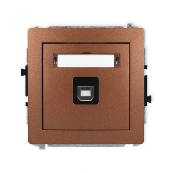 KARLIK DECO 9DGUSB-3  Gniazdo pojedyńcze  USB A-B 2.0