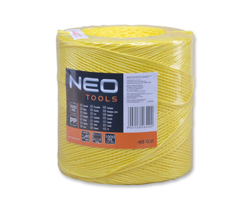 Topex  49-931 sznurek polipropylenowy do mocowania wełny 1000m