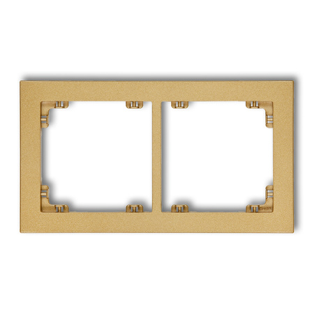 KARLIK DECO 29DR-2 Ramka uniwersalna podwójna z tworzywa