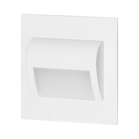 DRACO LED NEW 1,5W, oprawa schodowa podtynkowa, 12VDC, 30lm, 4000K, biała, innowacyjny sposób montażu