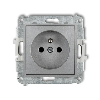 KARLIK MINI 7MGP-1zp  Gniazdo pojedyńcze  z uziemieniem 2P+Z (przesłony torów prądowych)