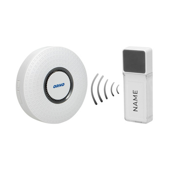 Dzwonek bezprzewodowy TORINO II AC, sieciowy, learning system, 58 dźwięków, 400m