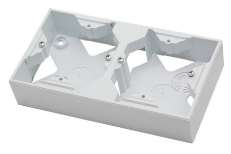 Ospel as ANTYBAKTERYJNY PNP-2GA/00 Puszka instalacyjna do serii As podwójna, produkt zawiera nanocząsteczki srebra