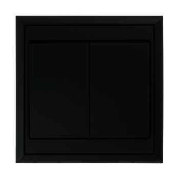 Łącznik p/t schodowy Luna, 10A, 250V, WP-5L, czarny