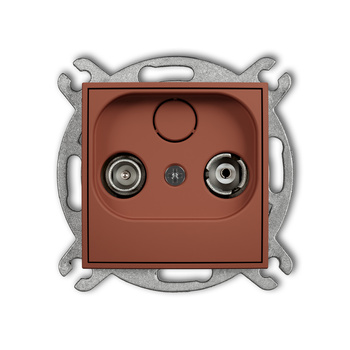 KARLIK ICON 63IG15P Mechanizm gniazda abonenckiego RTV przelotowego 15dB