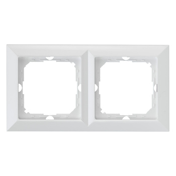 Ramka podwójna Pearl, Ra-2P, biały
