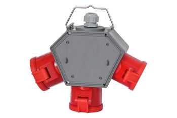 F-ELEKTRO F3.0607  Rozdzielnica  POLYBOX gn 16/5, 2x32/5